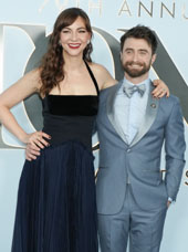 Daniel Radcliffe and Erin Drake at the Tonys