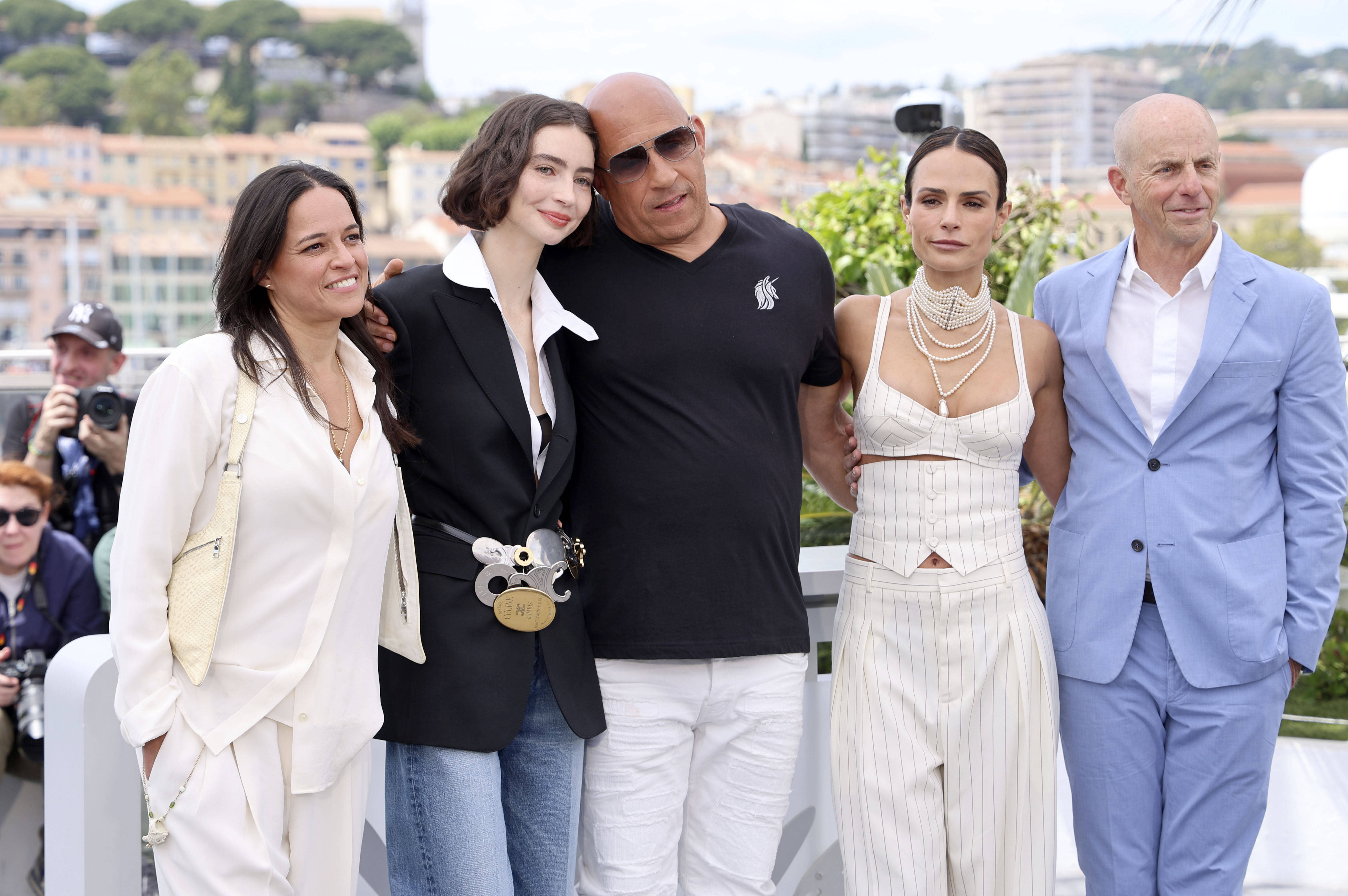 Michelle Rodriguez, Meadow Walker, Vin Diesel at Cannes
