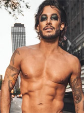 Frankie Grande shirtless