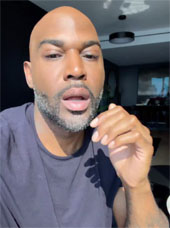 Karamo Brown in a video still from his Instagram