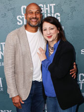 Keegan-Micheal Key and his wife Elle Key 