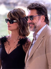 Penelope Cruz and Javier Bardem in Venice