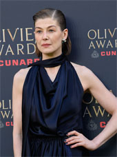 Rosamund Pike attends The Olivier Awards 2026 