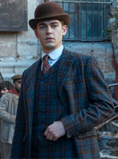 Hero Fiennes Tiffin as Sherlock Holmes