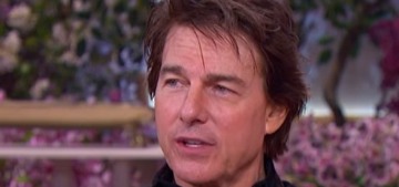 Tom Cruise had a blast as he danced down Jennifer Hudson’s Spirit Tunnel