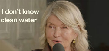 Martha Stewart shades water offered: ‘I thought it was iced coffee – it’s murky’