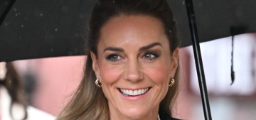 Princess Kate wore ruffles & tartan for a surprise visit to Northern Ireland