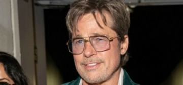 Brad Pitt & Ines de Ramon both wore terrible trousers in Paris on Monday