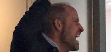 Prince William yelled & pumped his fists at last night’s Aston Villa game