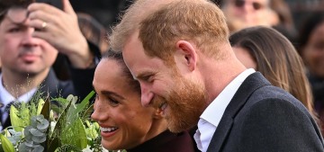 Royalist: At the Sussexes’ Nottingham events, media outnumbered the public