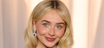 Sabrina Carpenter wore custom cutout Armani to the Academy Museum Gala