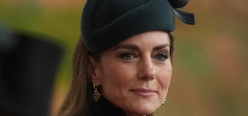 Princess Kate flag-dressed in green McQueen for the Sultan of Oman’s state visit
