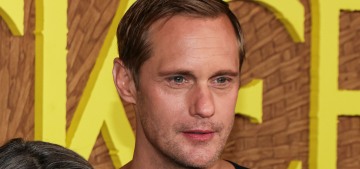 “Alexander Skarsgard is having a blast during his ‘Wicker’ promotion” links