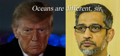 Trump asked Google to rename the Atlantic Ocean ‘Trump Ocean’