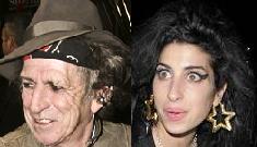 Keith Richards tells Amy Winehouse to clean up her act. Ouch