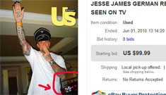 Jesse James uses Nazi salute photo to sell item on eBay