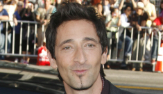 Adrien Brody’s doucheface is out of control