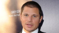 Nick Lachey shaved off his glorious boy band hair