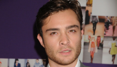 Ed Westwick is on the prowl after splitting with Jessica Szohr for good