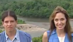 Angelina Jolie made a UNHCR video in Ecuador