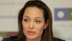 Angelina Jolie went to Haiti to visit SOS Children’s Village, not to adopt