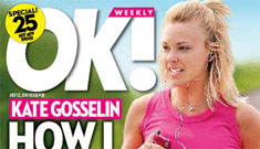 Kate Gosselin on the cover of OK!: 10 pounds in 10 days