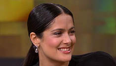 Salma Hayek says “it’s a lie” that you lose weight from breastfeeding
