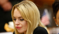 Lindsay Lohan’s duck-lips are crazy throughout her hearing (updates)