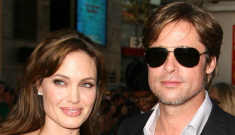 Angelina Jolie & Brad Pitt “held court” at the ‘Salt’ after-party