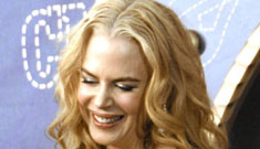 Nicole Kidman says she’s had “severe morning sickness”