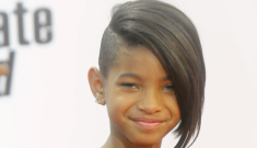 Willow Smith, 9, has her own stylist customizing “hundreds of pieces” for her