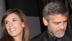 George Clooney will stand by his “distraught” girlfriend, Elisabetta Canalis