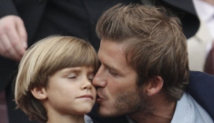 “David Beckham’s son Romeo is totally over it” links