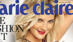 Drew Barrymore on Marie Claire UK: “Expectations are the mother of deformity”