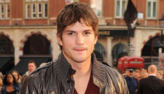 Ashton Kutcher likes to pee outside everywhere & has webbed feet