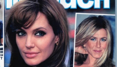 In Touch: Angelina Jolie is mad b/c Brad’s mom still talks to Jennifer Aniston