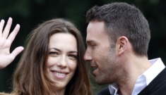 Why does Ben Affleck look adoringly at everybody other than his wife?
