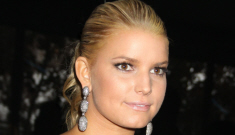 Jessica Simpson is the guest judge on the finale of Project Runway