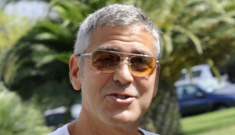 George Clooney & Eli’s Sardinia trip turns into a   happy photo op