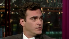 Joaquin Phoenix goes on Letterman to apologize, gets schooled
