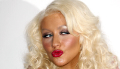 Christina Aguilera’s orange look: just horrible or just bad lighting?