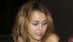 Miley Cyrus’s entourage won’t let her even look at alcohol when she’s clubbing