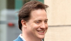 Brendan Fraser’s pot-belly and dad sweater: just fine or put it away?