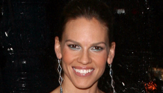 Hilary Swank’s premiere styling: tacky, horsey, or stunning?