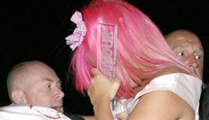 Lily Allen got so wasted at awards ceremony she had to be carried out