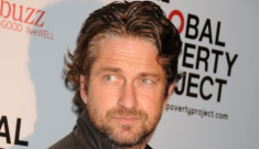 Gerard Butler’s touch-of-grey hair: lovely, erotic or cheesy?