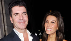 Simon Cowell is still engaged, still hanging around with two ex girlfriends