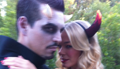 LeAnn Rimes & Eddie Cibrian get “engaged” for Halloween