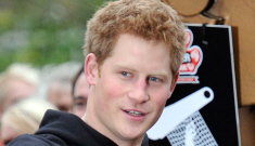 Prince Harry has a ginger happy trail & wears pink underwear