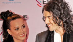 Katy Perry & Russell Brand walk their first red carpet as a married couple